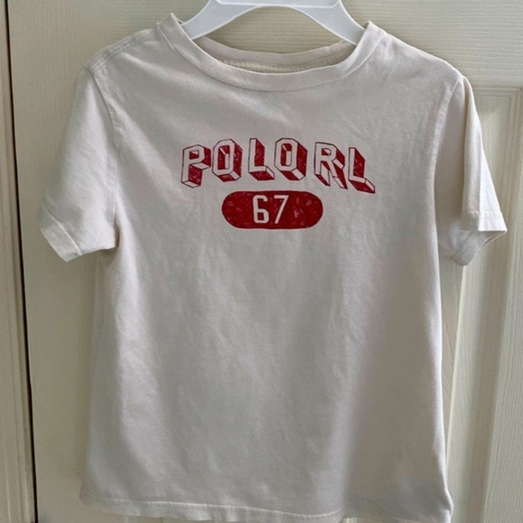 Like new Polo Ralph Lauren  graphic tee boys size 7 - Picture 1 of 3